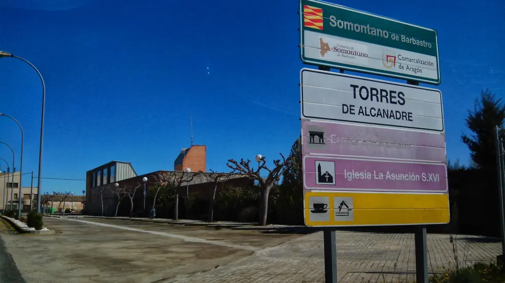 Torres de Alcanadre, de luto dos días por el fallecimiento del joven en moto en Poleñino