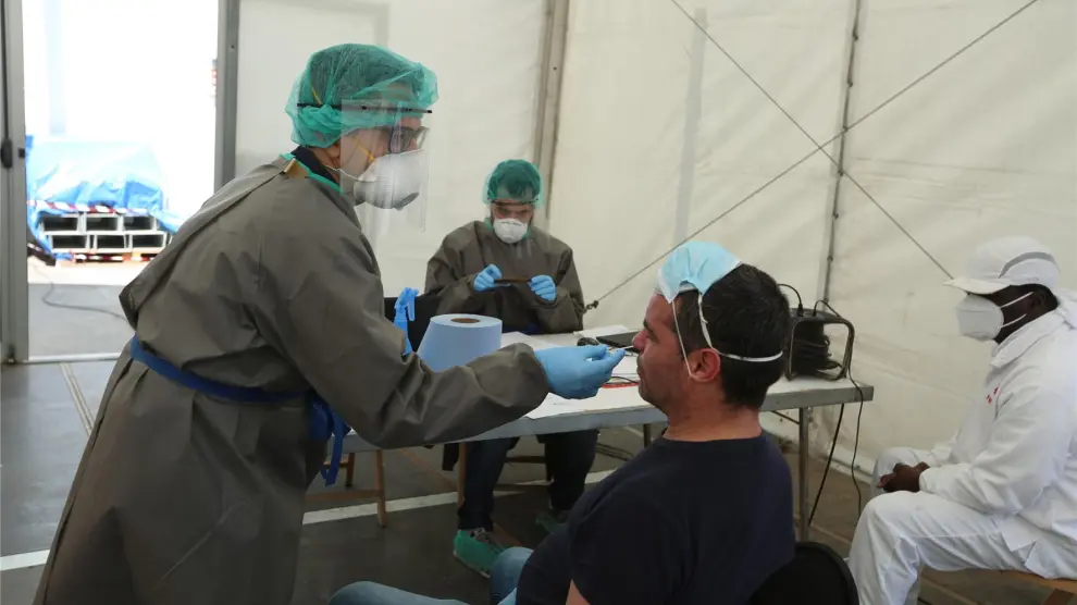 Jornada sin nuevos casos de coronavirus en la provincia de Huesca y dos altas hospitalarias más