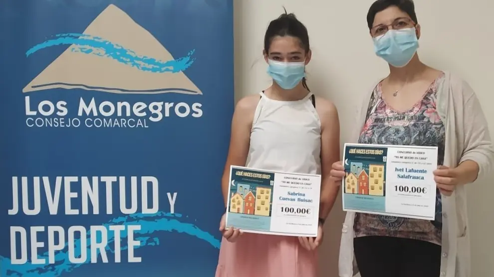 Los Monegros entrega los premios del primer Concurso juvenil de video #YoMeQuedoEnCasa