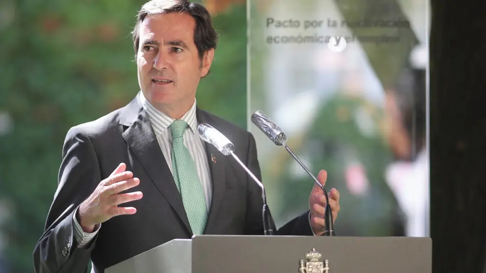 Antonio Garamendi: "De la crisis no se sale con más impuestos; si las empresas no van bien no hay recaudación"