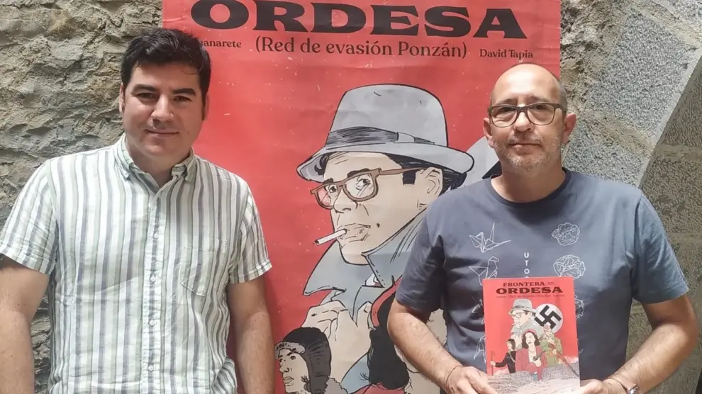 Juan Pérez y David Tapia: "Ponzán dio su vida por ayudar a escapar de un régimen totalitario"