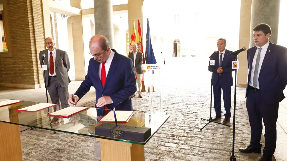 El Gobierno de Aragón y las tres diputaciones provinciales aúnan esfuerzos para revitalizar el medio rural tras la pandemia
