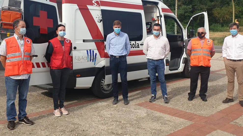 Cruz Roja de Graus renueva su ambulancia con el apoyo de la Comarca de la Ribagorza
