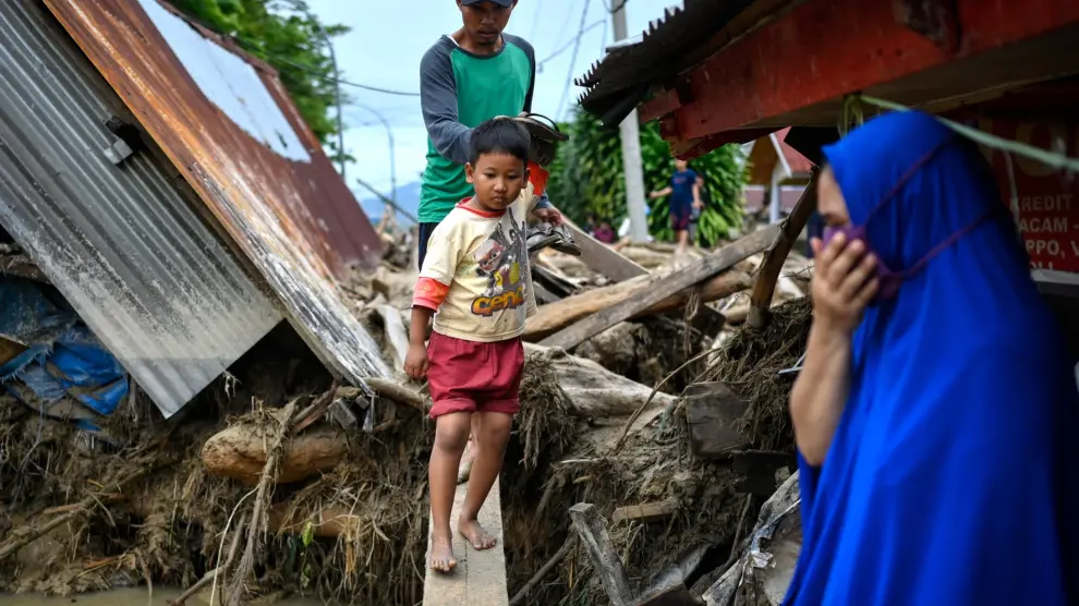 Las fuertes lluvias dejan 15 fallecidos en Indonesia