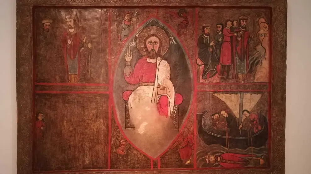 El frontal de altar de San Clemente de Estet vuelve a la Ribagorza