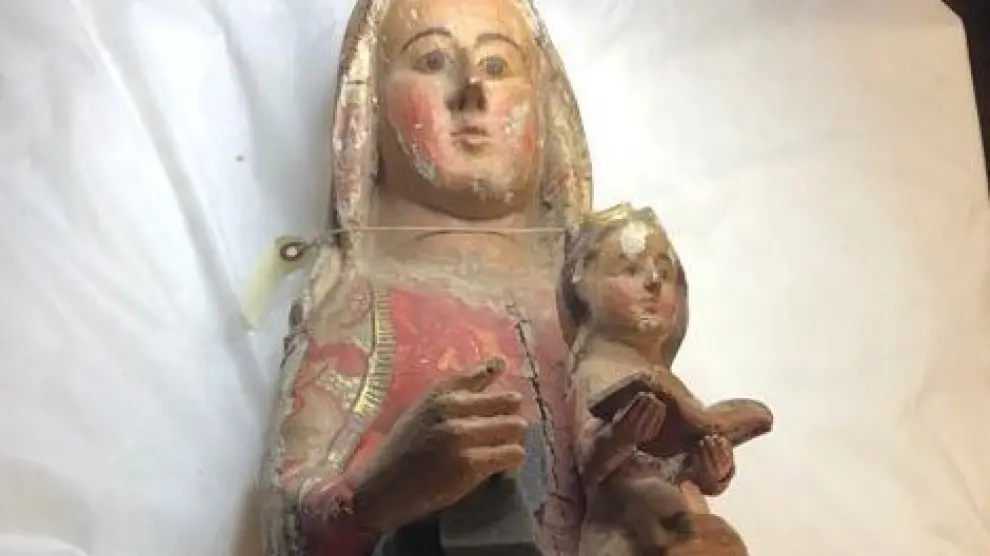 Trámites para declarar BIC la imagen de Santa Ana procedente de la iglesia de Ribera, de Montanuy