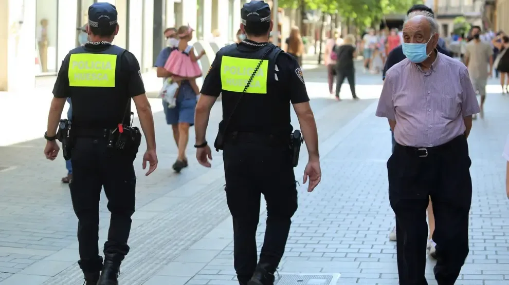 Casi 300 multas por no llevar mascarilla en la última quincena en la provincia de Huesca