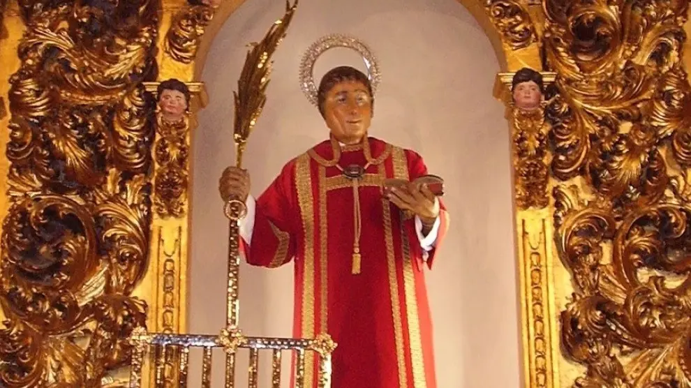 Los oscenses pueden venerar a San Lorenzo a través de una web cam instalada en la basílica