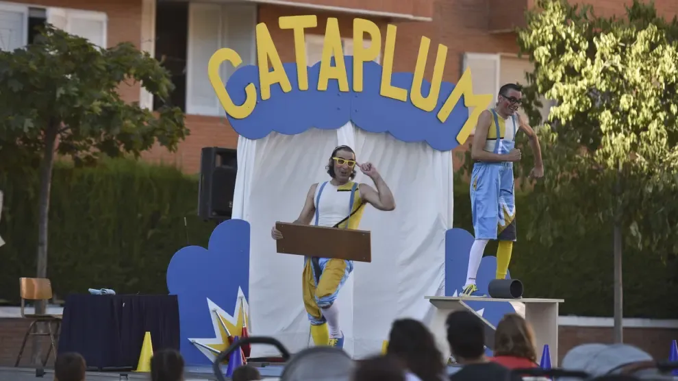 Circo La Raspa atrae a público familiar en la capital oscense