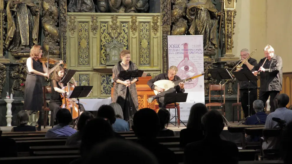 Instrumentos en escena como potente voz humana en la iglesia del Carmen de Jaca
