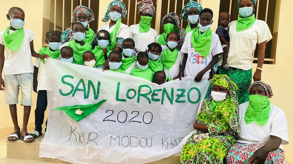 Keur Modou Khary, en Senegal, felicita San Lorenzo