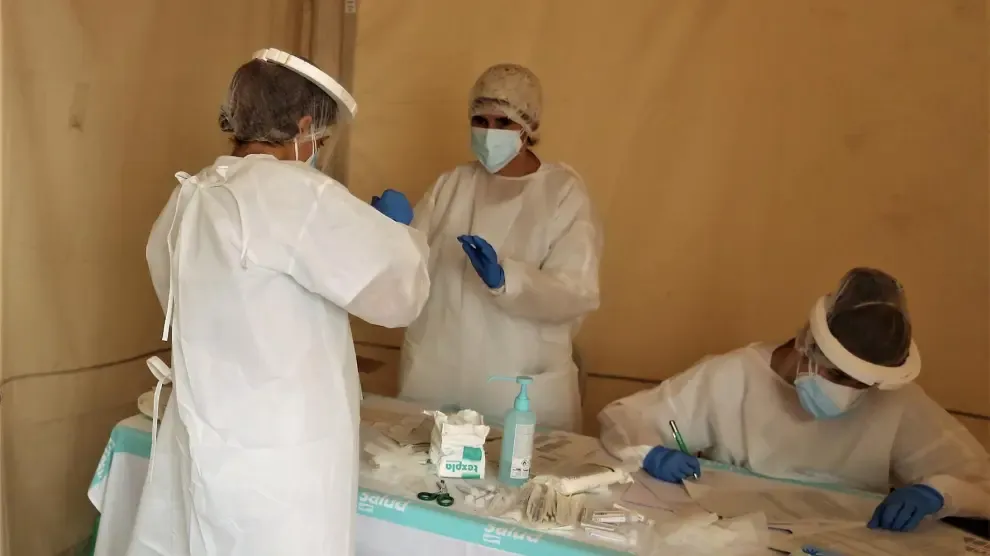 Detectados 34 nuevos casos de coronavirus en la provincia de Huesca este viernes, 20 de ellos en Fraga