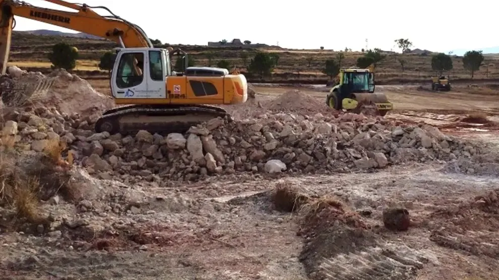 Comienzan los trabajos de ampliación del Parque Dinópolis en Teruel