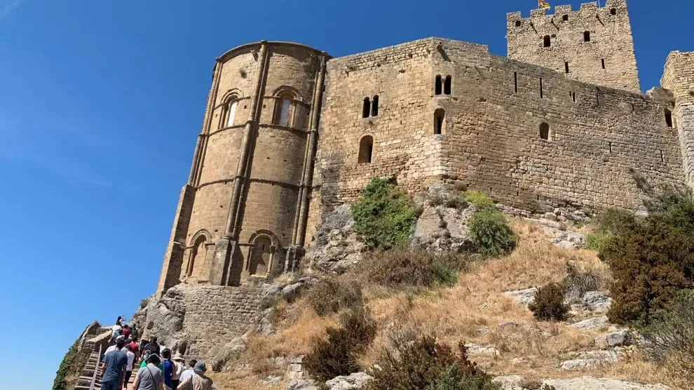 Las visitas al Castillo de Loarre bajan un 40 por ciento este verano