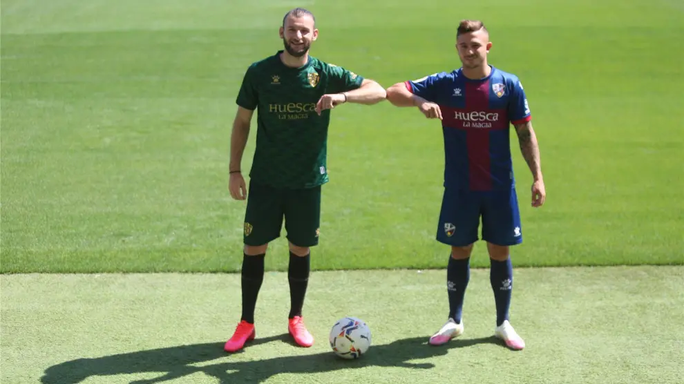 Gastón Silva y Maffeo llegan al Huesca con ganas de jugar ya y listos para el combate