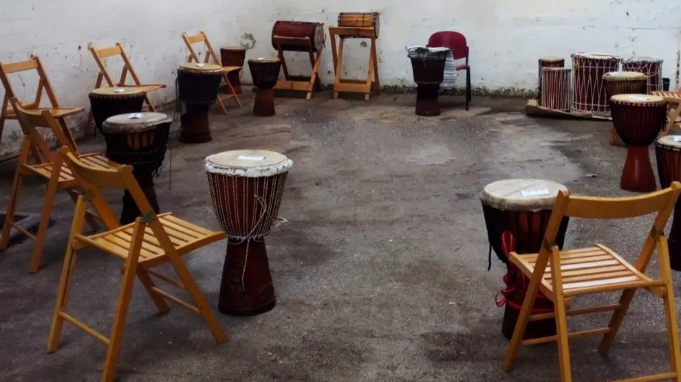 Nuevo taller de percusión africana para jóvenes en Huesca