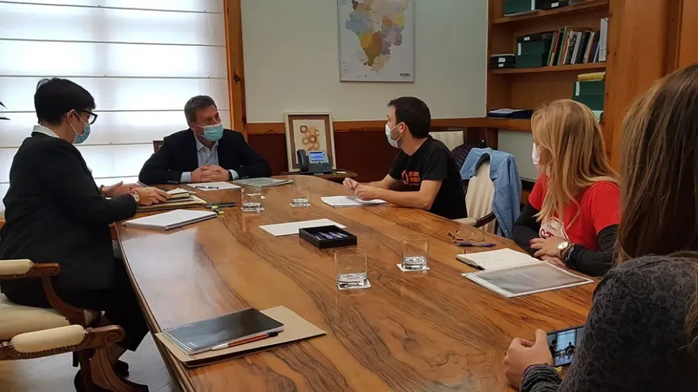 Los grupos antidesahucios critican la inacción del Ayuntamiento de Huesca y el Gobierno de Aragón