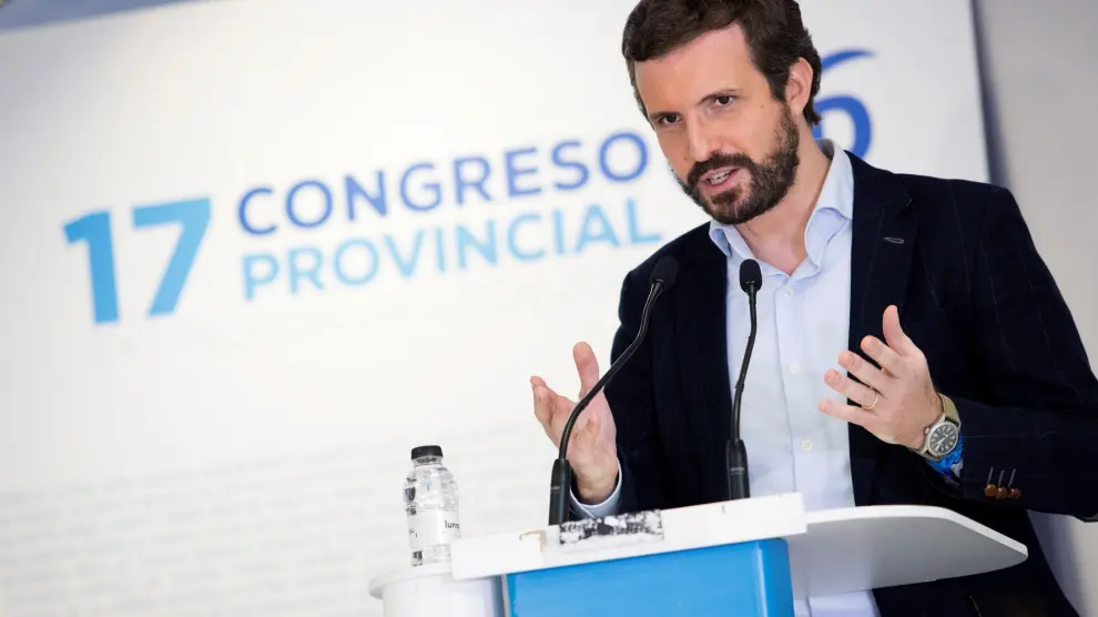 Pablo Casado critica los pactos del PSOE con los independentistas