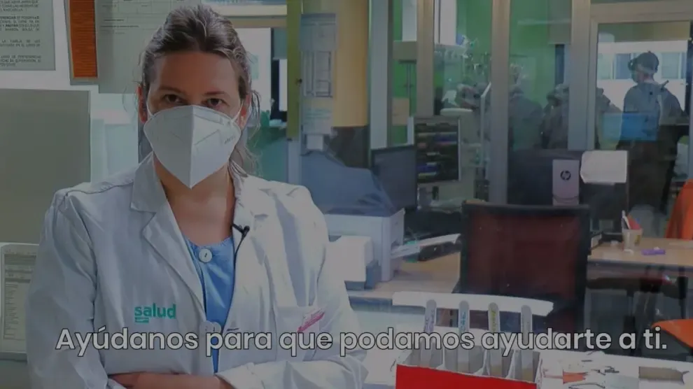 "Ayúdanos para que podamos ayudarte a ti", el mensaje de los sanitarios de Aragón