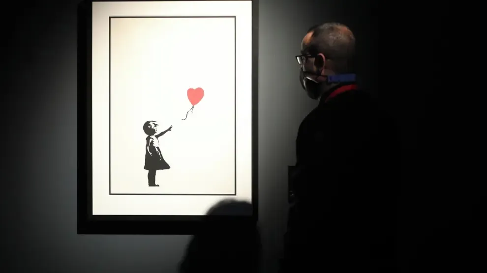 Un Banksy consumido por el mercado del arte llega al Círculo de Bellas Artes