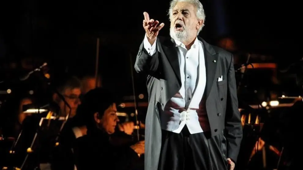 El tenor Plácido Domingo celebra su regreso a La Scala de Milán