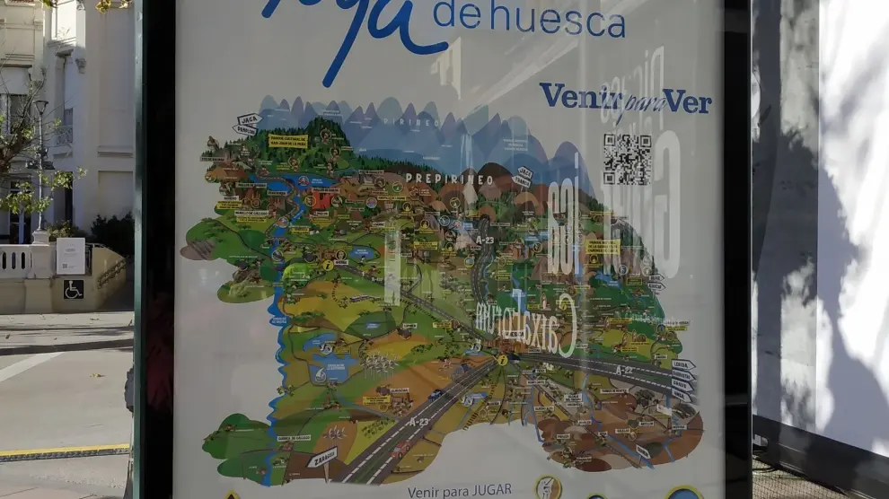 La Comarca de la Hoya edita un nuevo mapa ilustrado con recursos turísticos