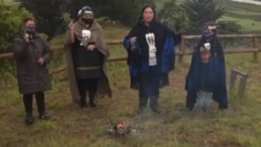 Silencio en una aldea mapuche para "recuperar el equilibrio" tras el eclipse