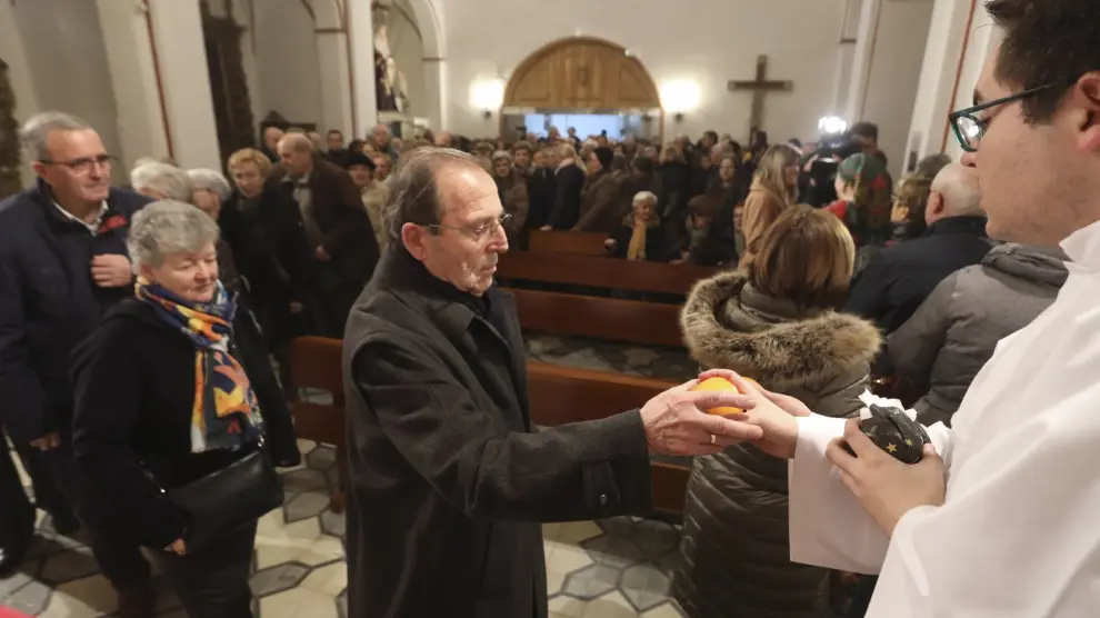 La diócesis de Huesca celebra la festividad de San Vicente Mártir con aforo reducido