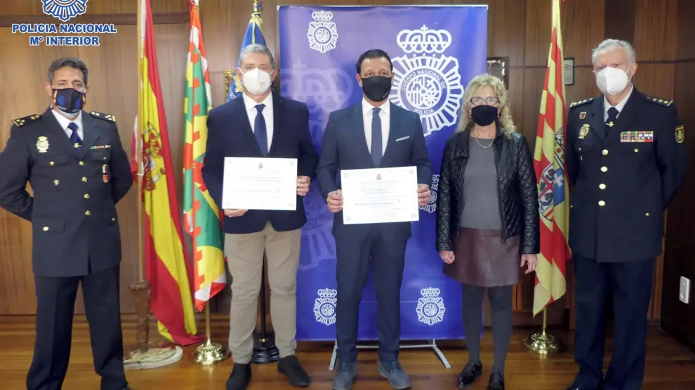 Reconocen la labor de la seguridad privada en Huesca durante la pandemia