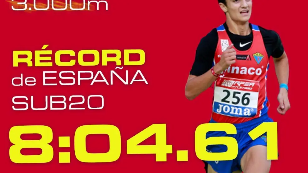 Pol Oriach, nuevo recordman de España sub-20 en 3.000