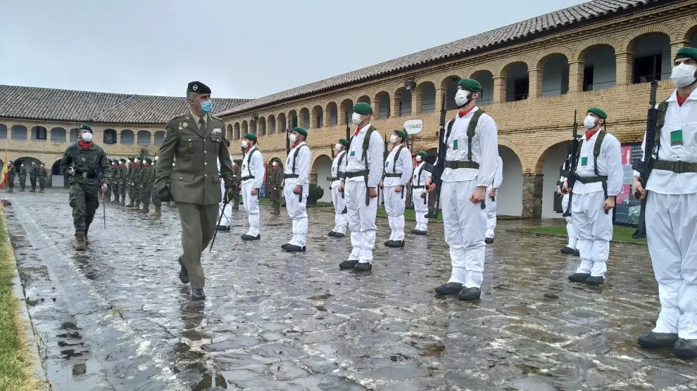 El regimiento Galicia 64 de Jaca se integra en el Mando de Tropas de Montaña de Pamplona