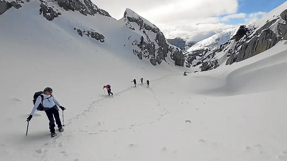 Este domingo los montañistas realizaron una expedición hasta Lecherines