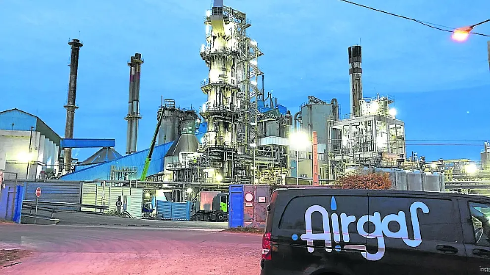 Airgas se encuentra en el polígono industrial Monzu.