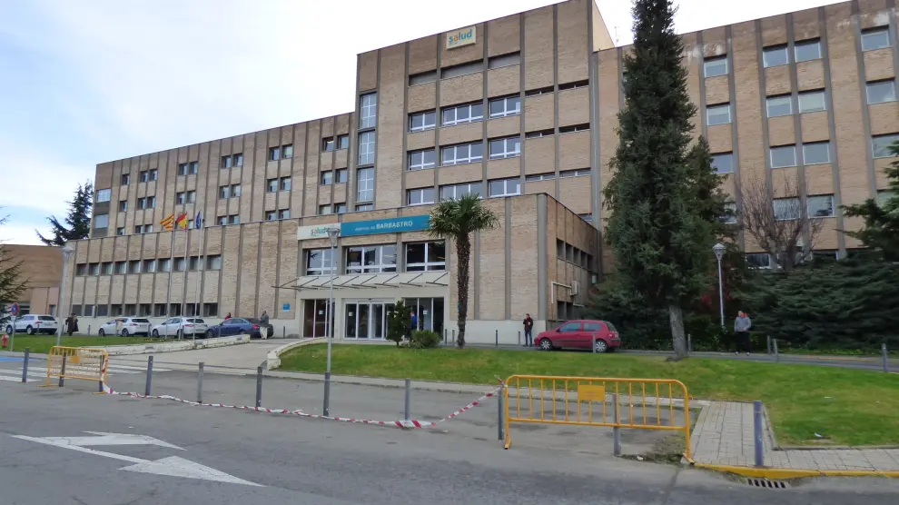 El Hospital de Barbastro es, con diferencia, el que más pacientes covid tiene en la provincia.