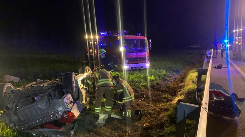 Una persona ha fallecido y otra ha resultado de gravedad en un accidente de tráfico en la N-240, en el municipio de Peraltilla.