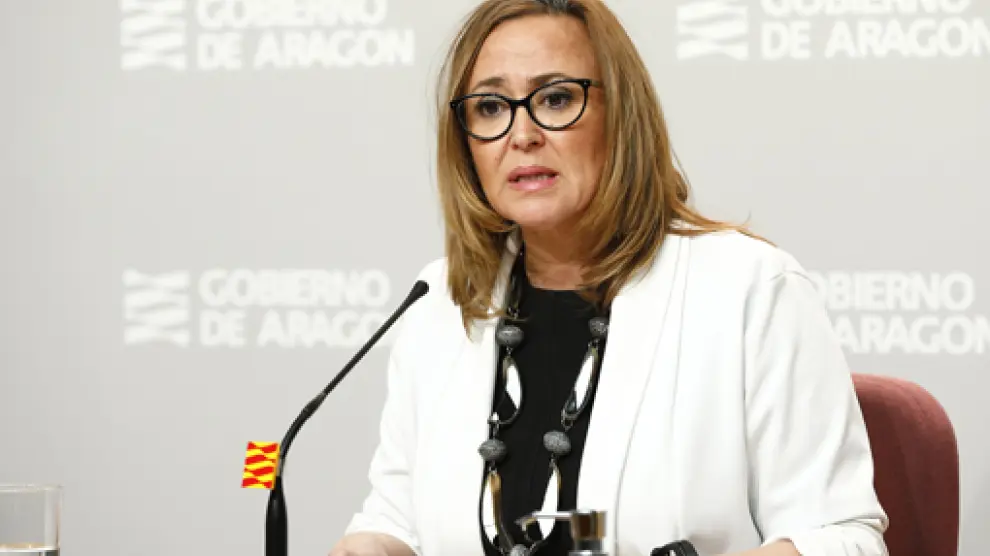 Mayte Pérez, consejera de Presidencia del Gobierno de Aragón.