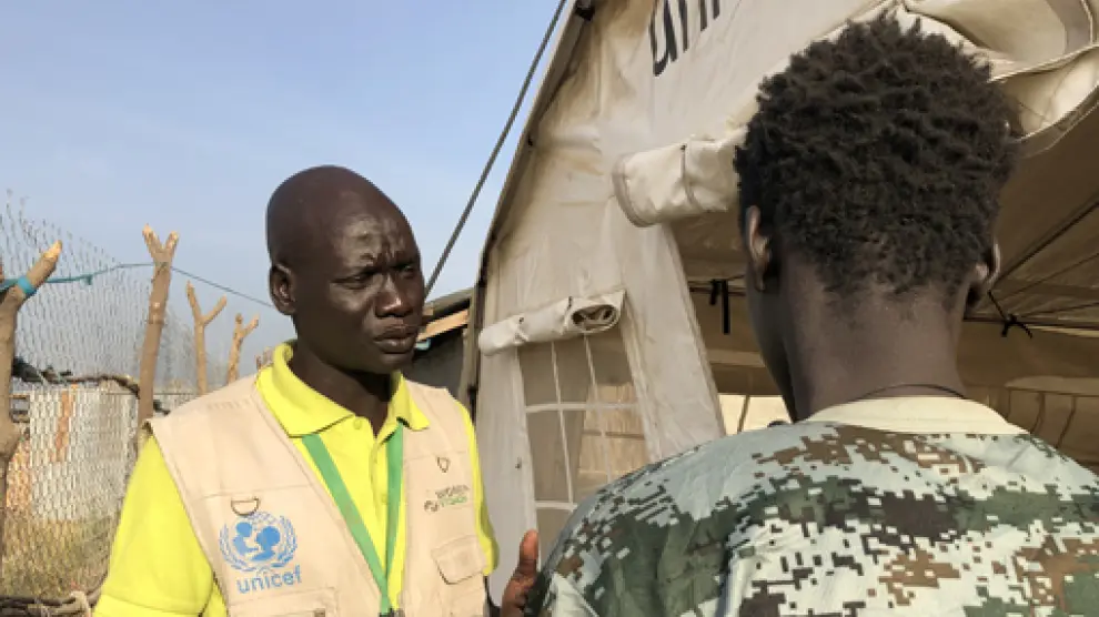 Convenio con UNICEF para desmilitarizar a niños y niñas soldado en Sudán del Sur
