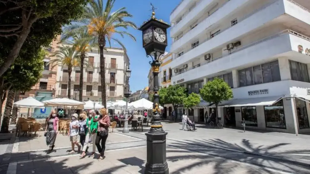 El primer reloj farola de España data de 1853 y se encuentra en Jerez de la Frontera