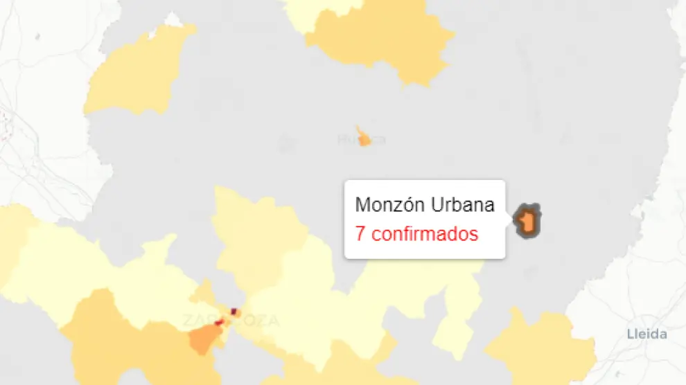 Las zonas sanitarias de la ciudad de Huesca reflejan este sábado 11 nuevos contagios de covid-19