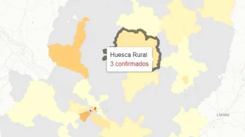 La provincia de Huesca ha sumado 22 positivos de covid y 37 altas