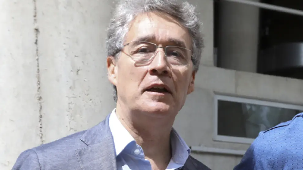 Pachi Giné, presidente del Balonmano Huesca.