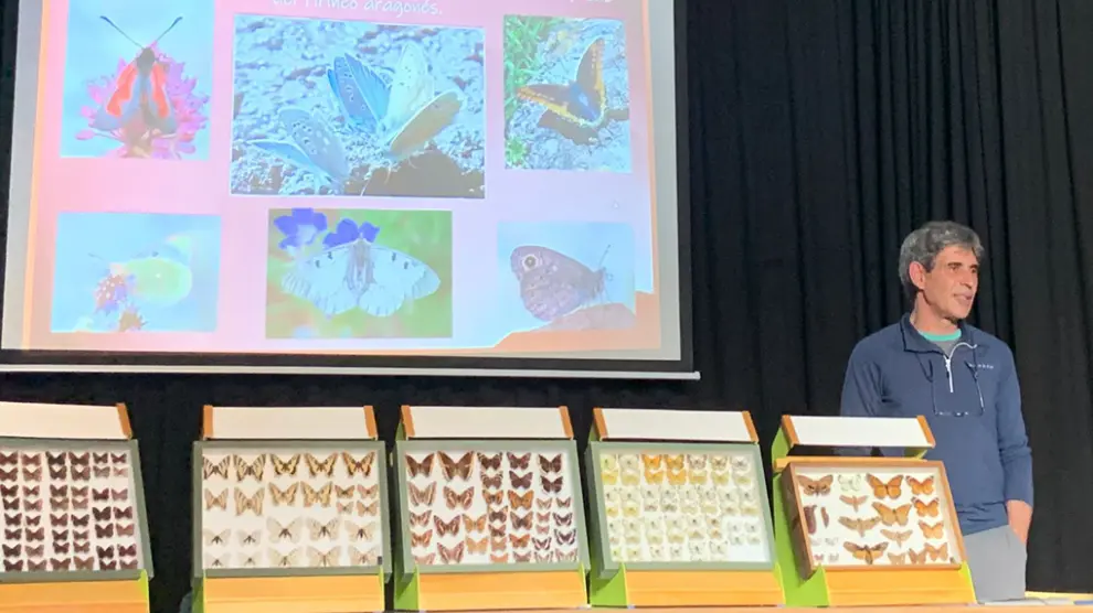 Enrique Murria ofreció una charla sobre el impacto del cambio climático en la población de mariposas