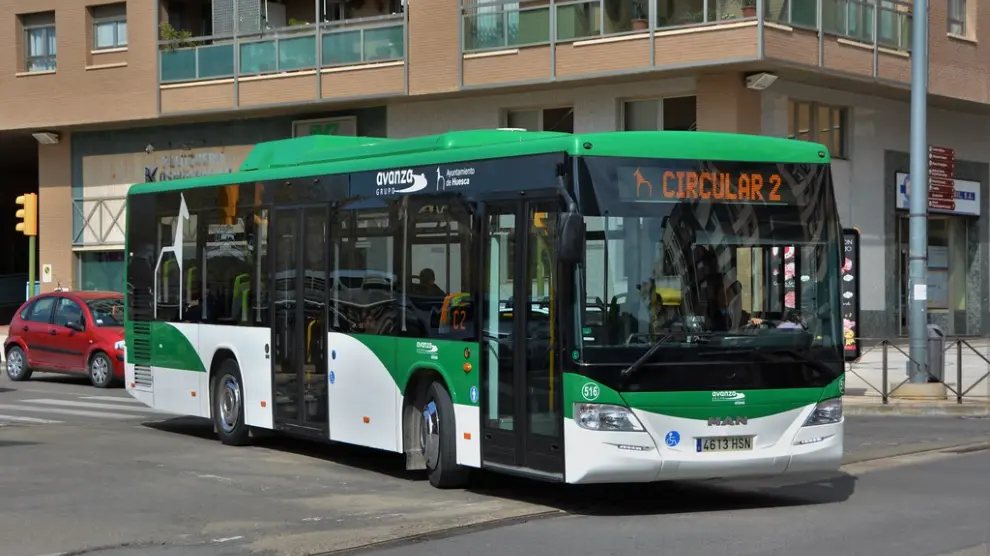 Las líneas C2 y C3 del autobús urbano de Huesca prolongarán su recorrido