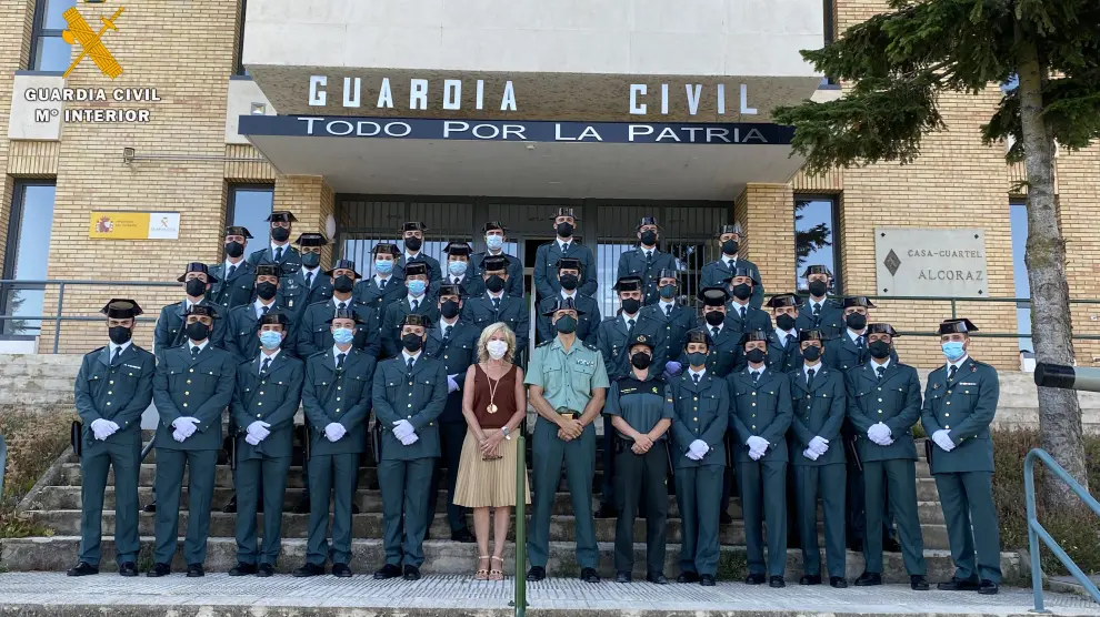 Acto de recepción de los nuevos agentes de la Guardia Civil.