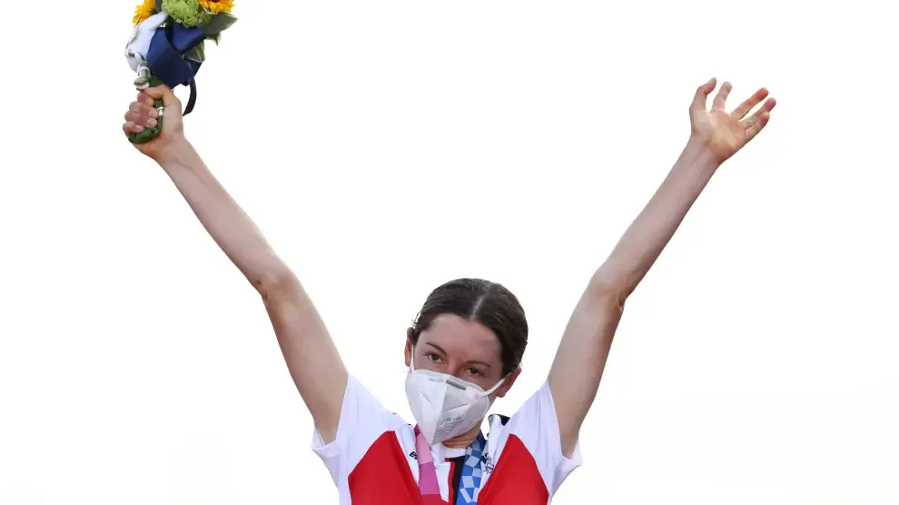 Anna Kiesenhofer, campeona olímpica de ciclismo
