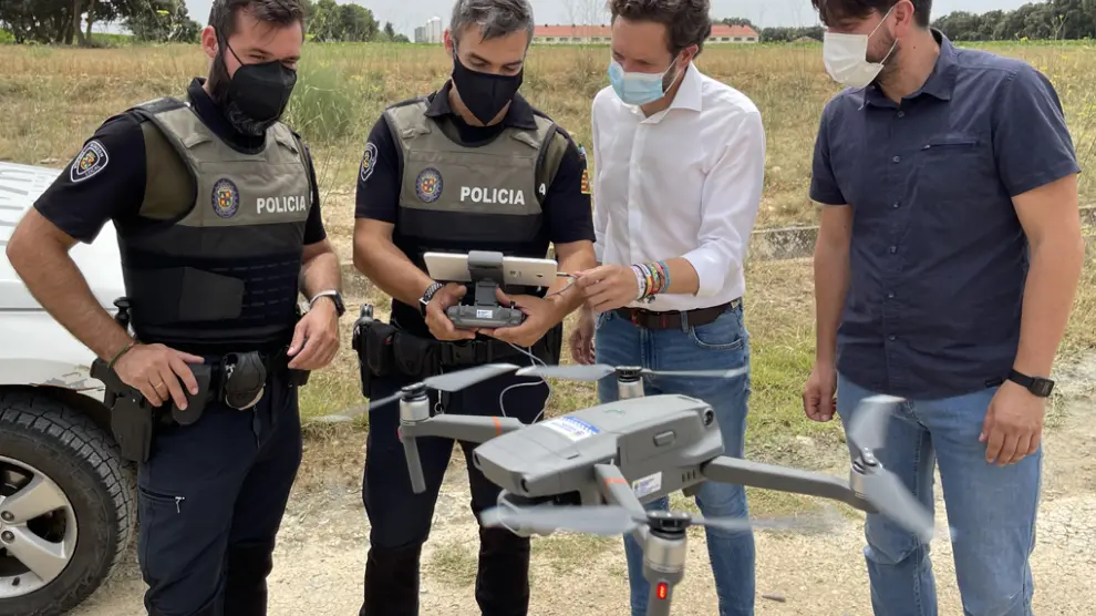 Monzón va a ser pionera en el uso del dron como herramienta de trabajo para nuestra policía rural