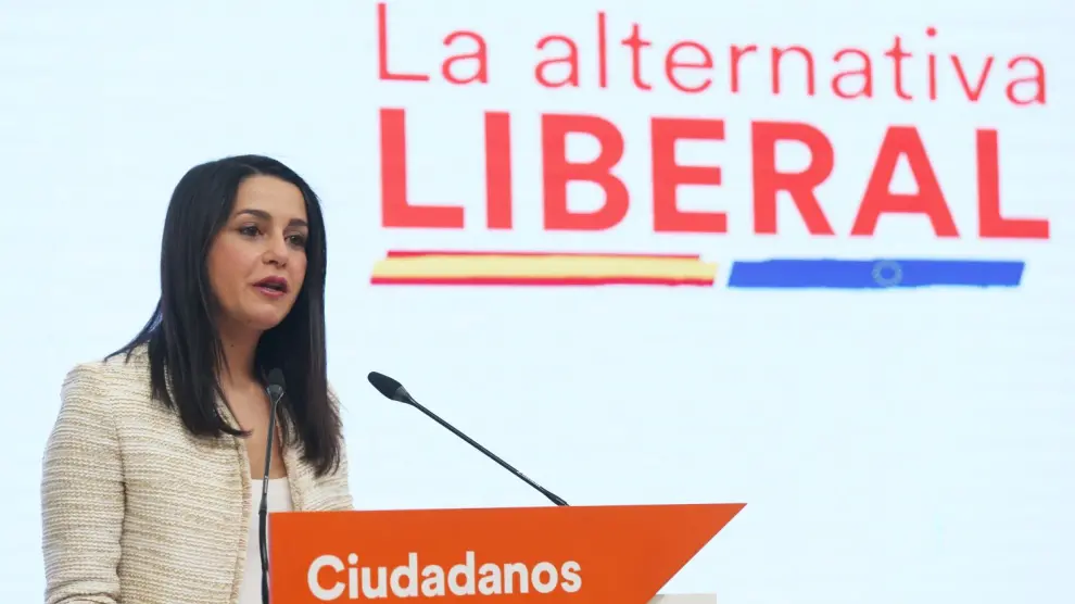 Inés Arrimadas durante la convención de Ciudadanos celebrada los días 17 y 18 de julio.