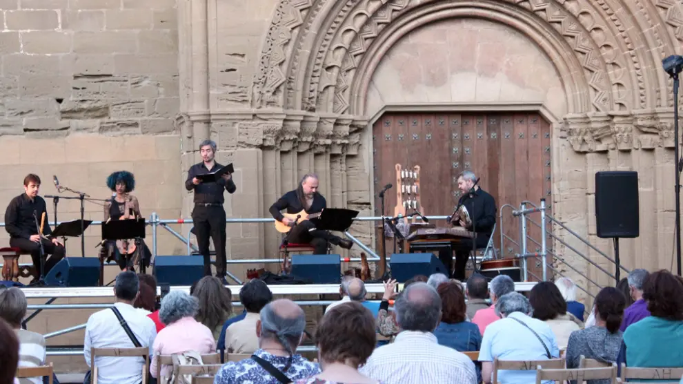 Eloqventia realizó su último concierto en el exterior de la ermita de Nuestra Señora de Salas