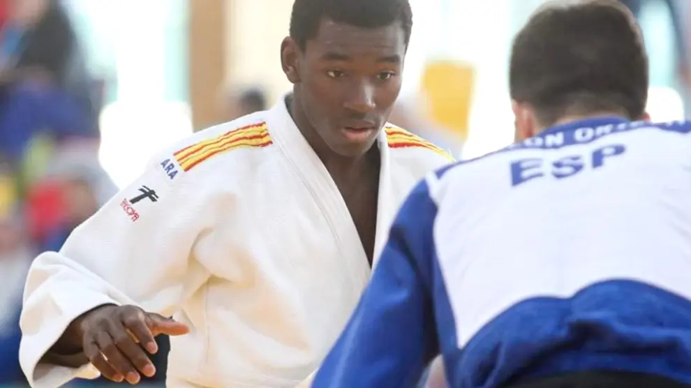 El barbastrense Moussa Macalou, bronce en el Campeonato de España Junior en la categoría -73kg