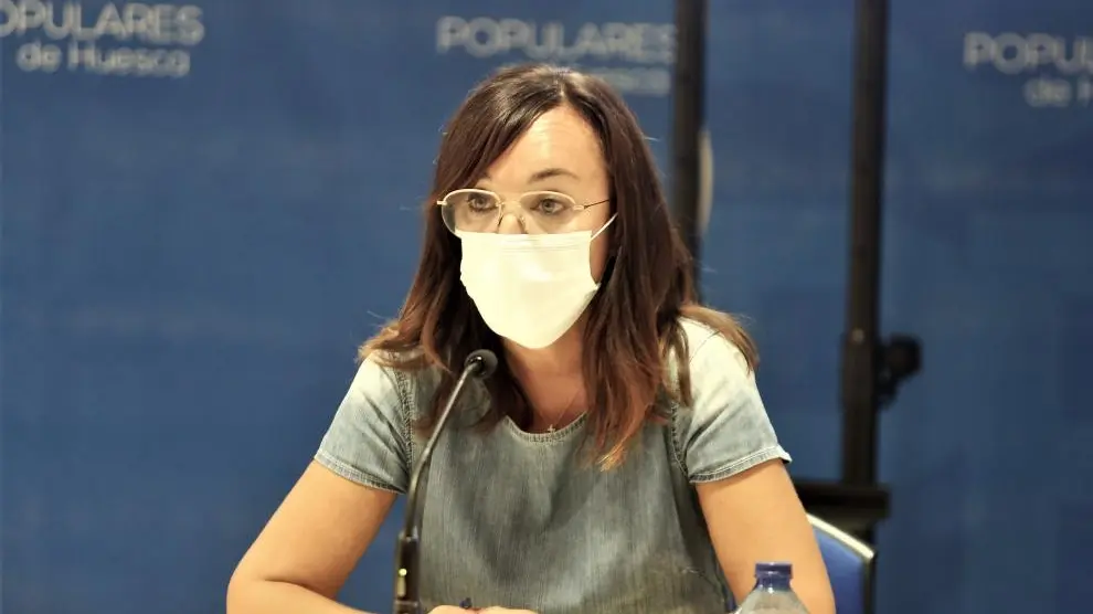 Gemma Allué, portavoz del Partido Popular en Huesca.